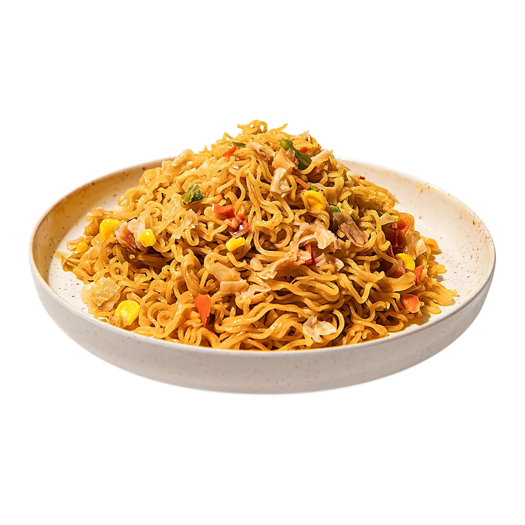 Maruchan Yakisoba, Spicy Chicken Flavor – Stir-Fried Japanese Instant Ramen Noodles, High Protein Microwavable Meal – 4.11 Oz. (8 Pack)