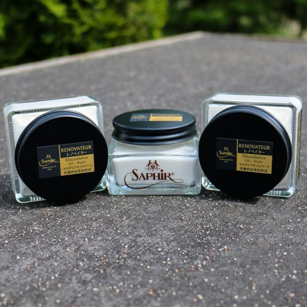 Saphir Medaille d'Or Renovator – All-Purpose Leather Shoe Cleaner & Conditioner