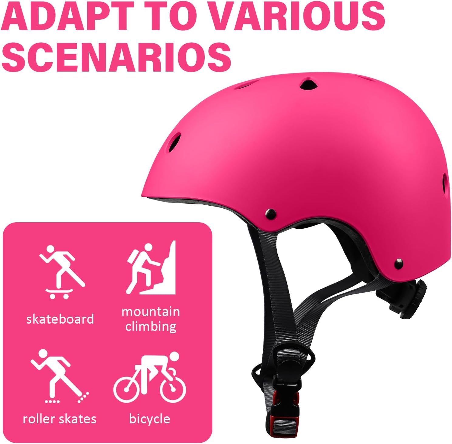 Kids Toddler Bike Helmet,2 Sizes for Youth Child Boys Girls