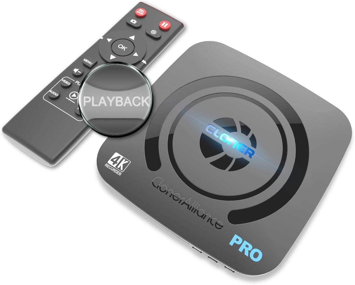 UHD Pro, 4K Video Recorder, HDMI Capture DVR with H.265/H.264 Codec, Cinematic 24fps Recording(Up to 30fps), 4K@60fps Passthrough