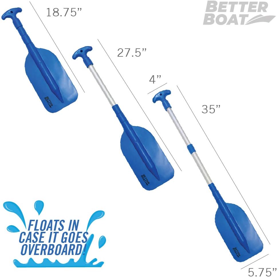 Boat Paddle Telescoping Plastic Collapsible Oar, Kayak, Jet Ski, Rafting