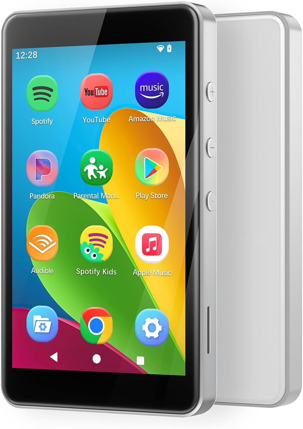 MP3 Player with Spotify for Kids, Play Store | Android 14, Parental Controls, Night Mode, Audible, Amazon Music, Libby, Earphones Included, Up to 1TB