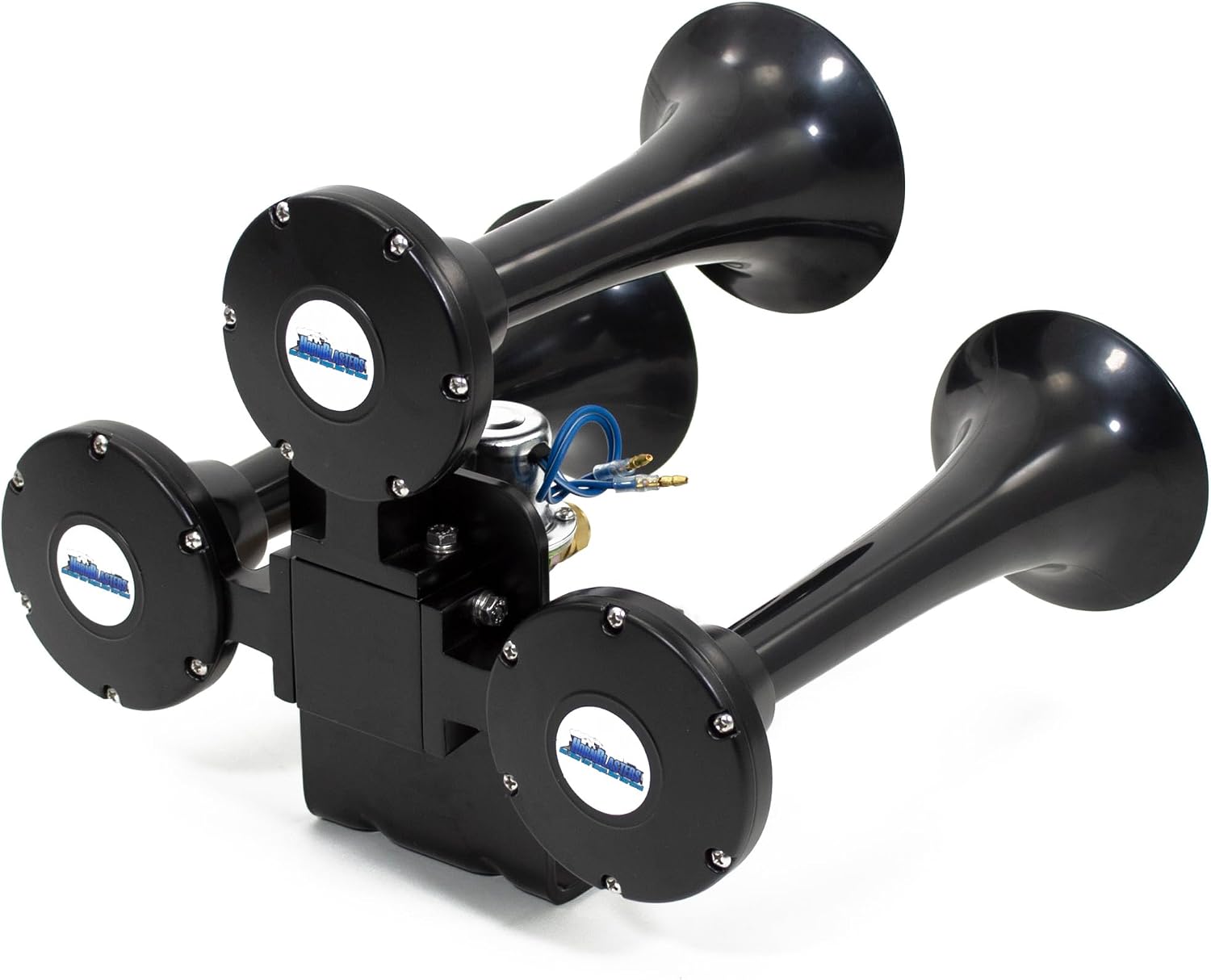 Hornblasters Bandit 228H 2-Gallon All-In-One Air Horn Kit - 3 Trumpets - Easy Install