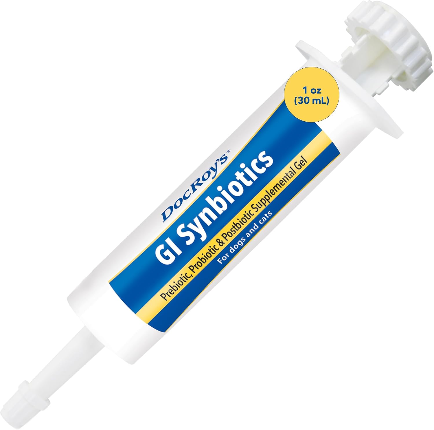 Doc Roys GI Synbiotics for Dogs and Cats, Prebiotic and Probiotic Granules, Digestive and Immune Support, Chicken Flavored, Made in USA, 454 gm