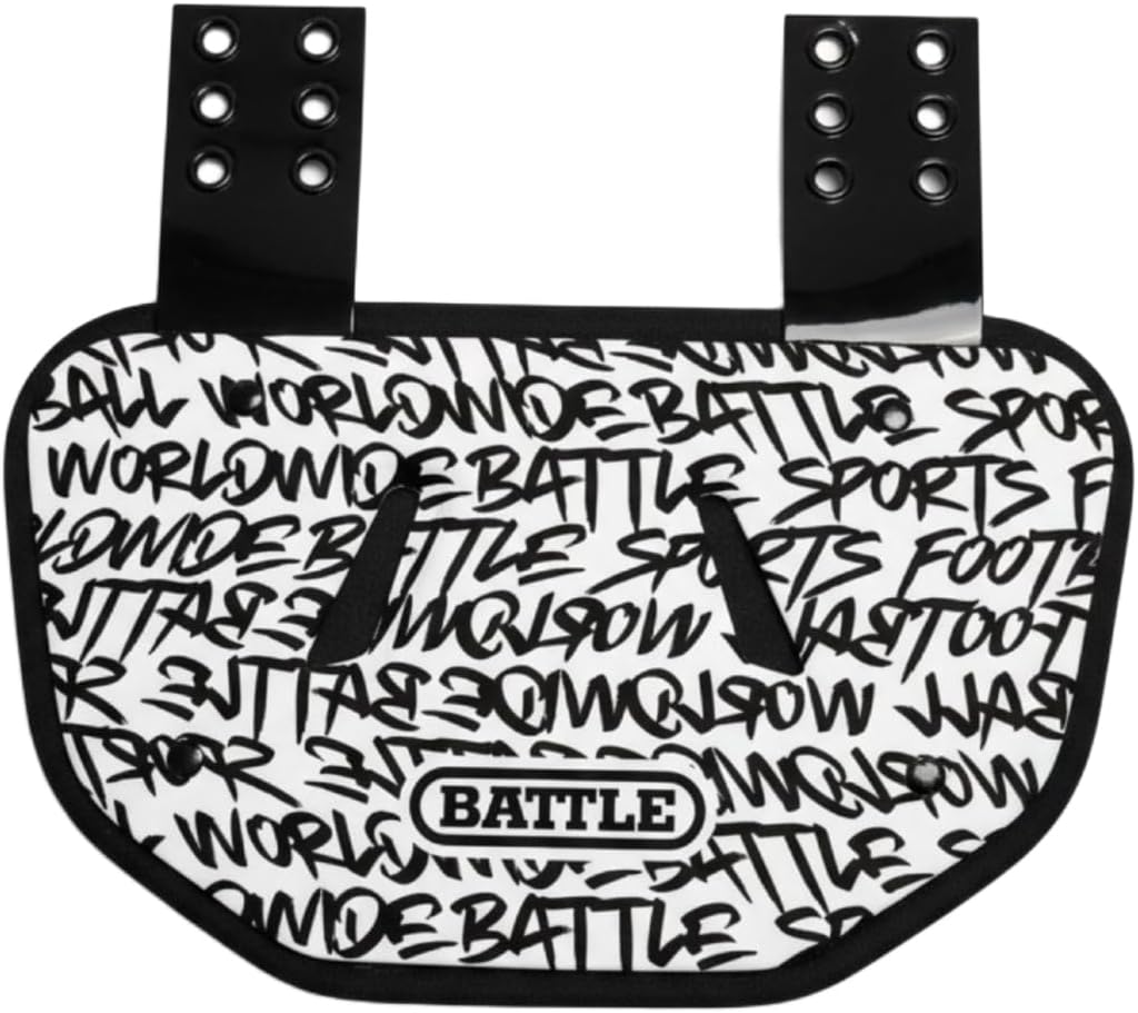 Battle Sports Novelty Football Back Plate, Kids, Adults
