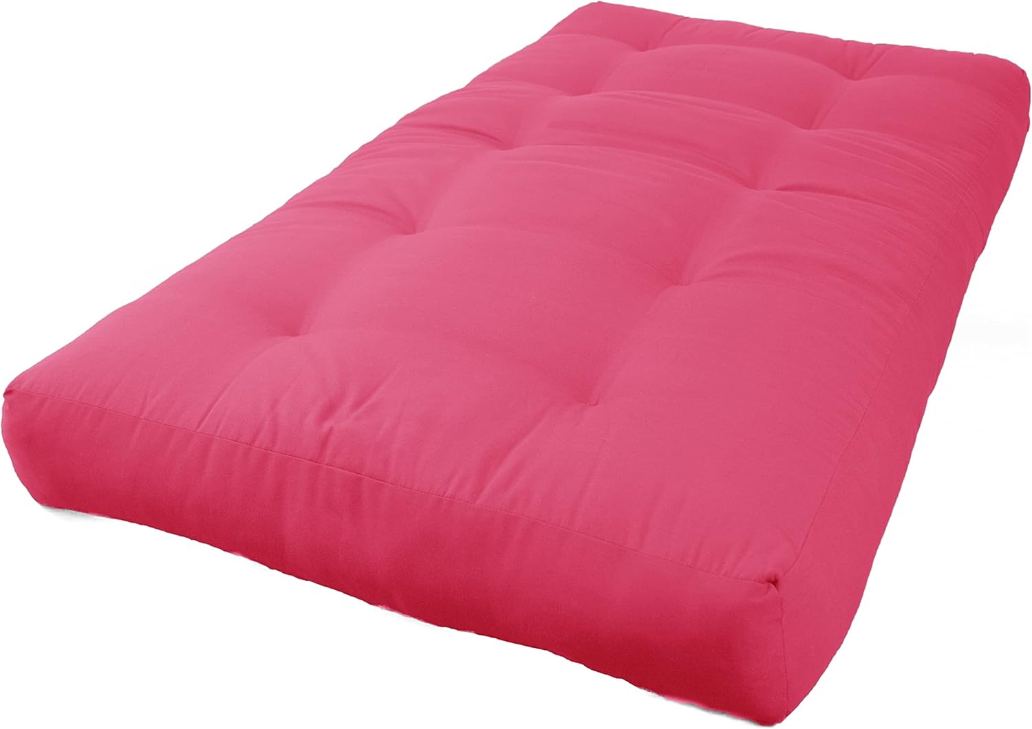 Blazing Needles Renewal 7" Twill Futon Mattress, Full, Aqua Blue