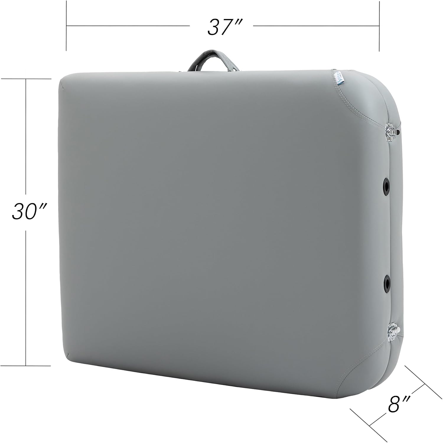 Sierra Comfort Premium Wide Portable Massage Table, SC-600 (Gray)