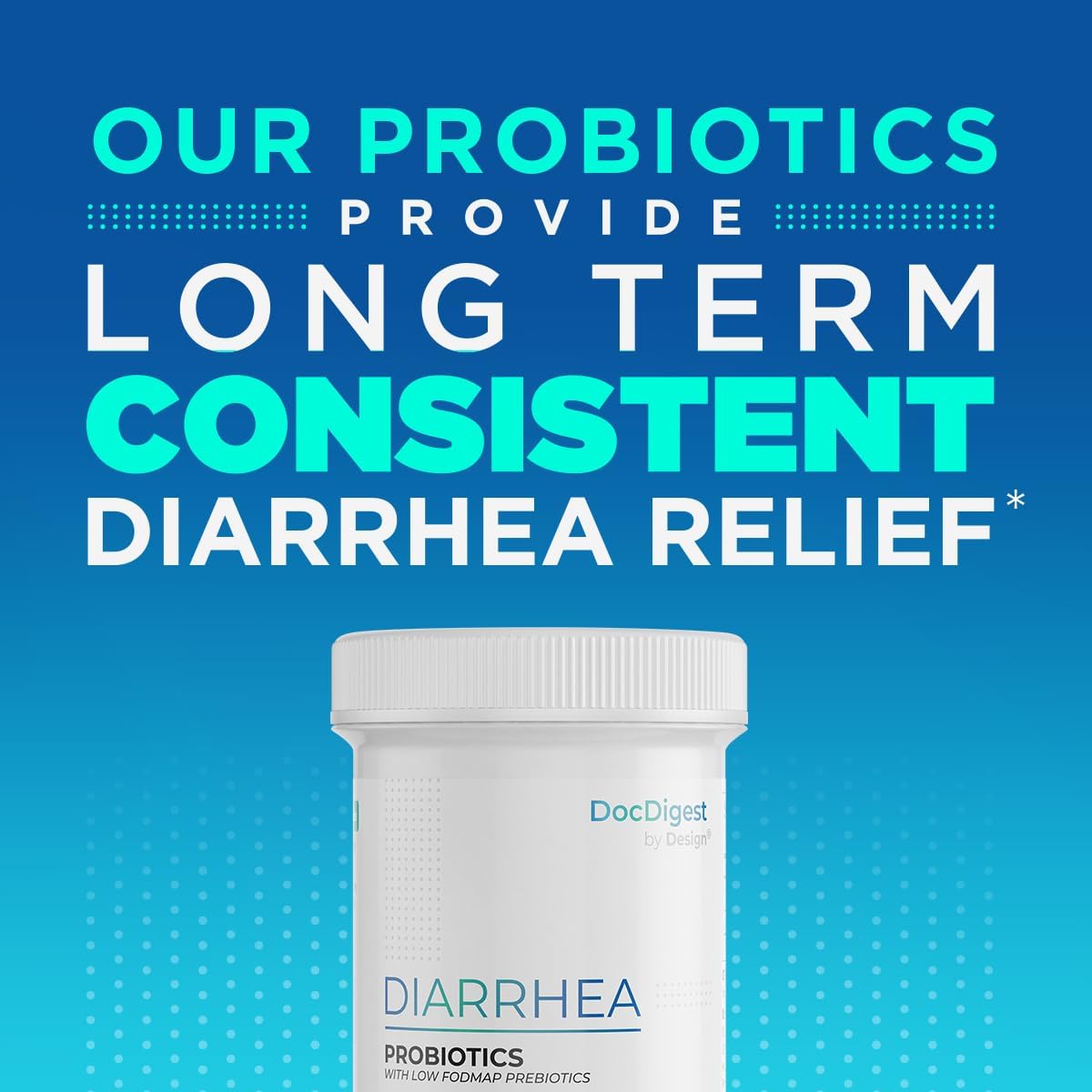 IBS Anti Diarrhea Probiotic for Diarrhea Relief and IBS-D - Clinically Studied Antidiarrheal Pills for Long-Term Comfort - Diarrhea Medication for