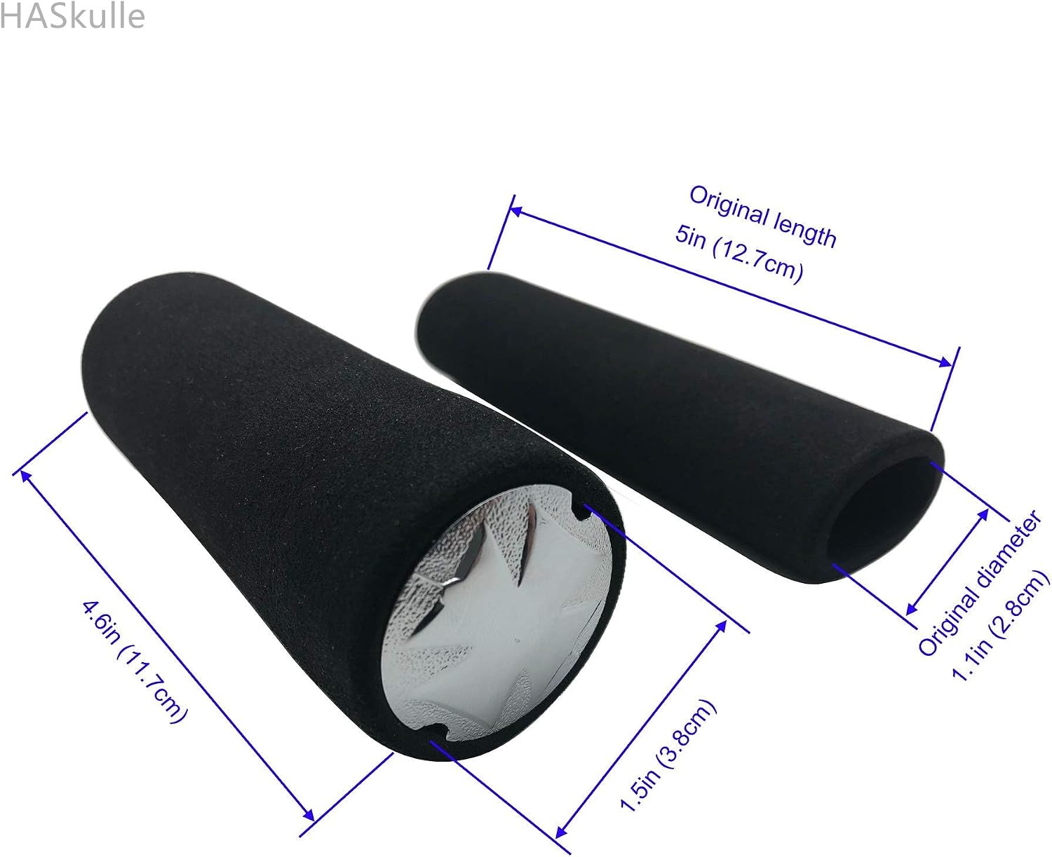 Grip Covers for Big Hands Thicken Your Grips Snug Fit Over 1.2-1.4 inch Grips on Harley BMW Yamaha Honda Kawasaki Suzuki Triumph Can-Am Spyder 5