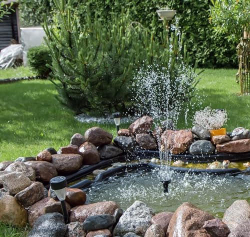 PONDMASTER Danner Manufacturing, Inc Garden Pond Filter and Pump Kit, PMK 1700, Black, 02217