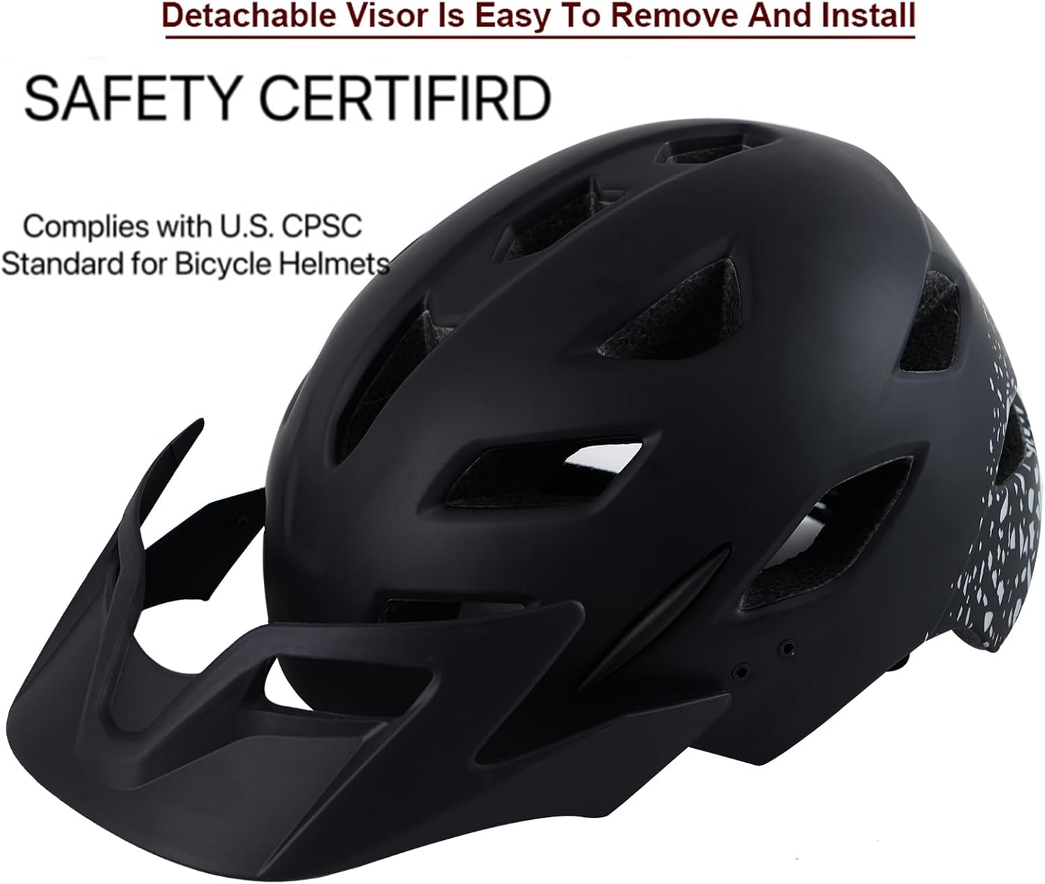 Kids Bike Helmet with LED Light for Youth Teen Toddler Boys Girls