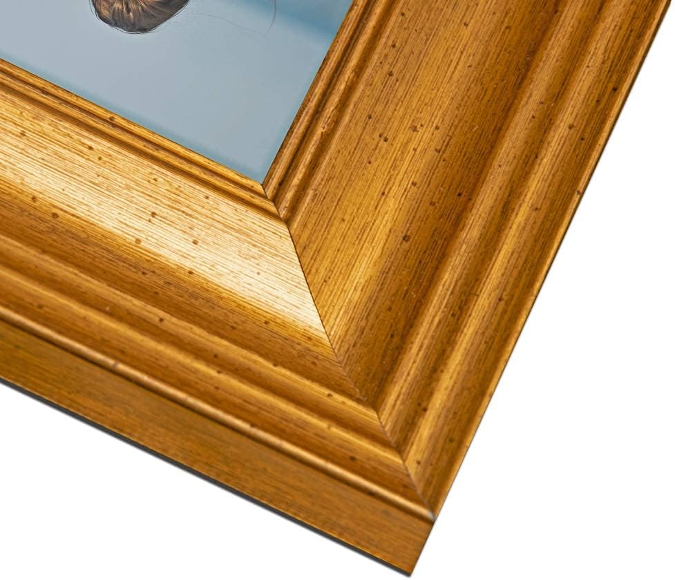 LaVie Home 8x8 Picture Frames (1 Pack, Gold) Square Photo Frame Set with High Definition Glass for Wall Mount & Table Top Display