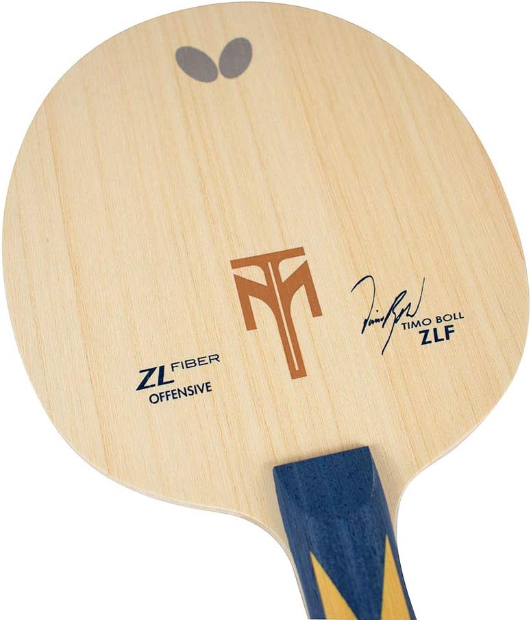 Butterfly Timo Boll ZLF Table Tennis Blade - ZL Fiber Blade - Professional Butterfly Table Tennis Blade - Available in AN, FL