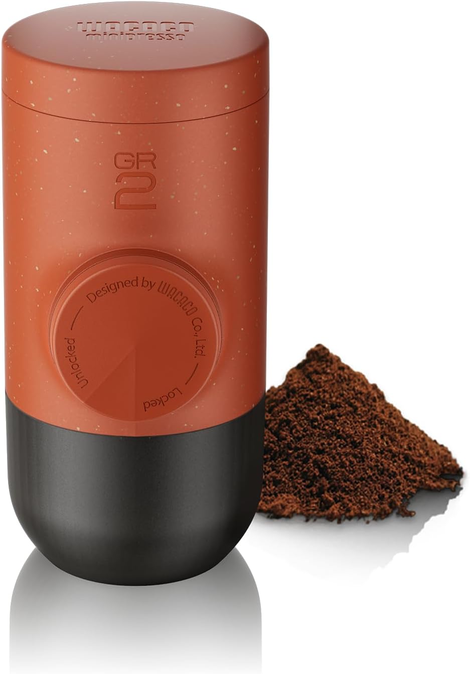 Wacaco Minipresso GR, Portable Espresso Machine, Compatible Ground Coffee, Hand Coffee Maker, Travel Gadgets, Manually Operated, Perfect for Camping, Hiking