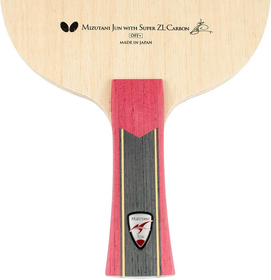 Butterfly Mizutani Jun Super ZLC Blade - Professional Butterfly Table Tennis Blade - ZL Carbon Fiber Blade - Available in AN, FL, and ST handle styles - Made in Japan