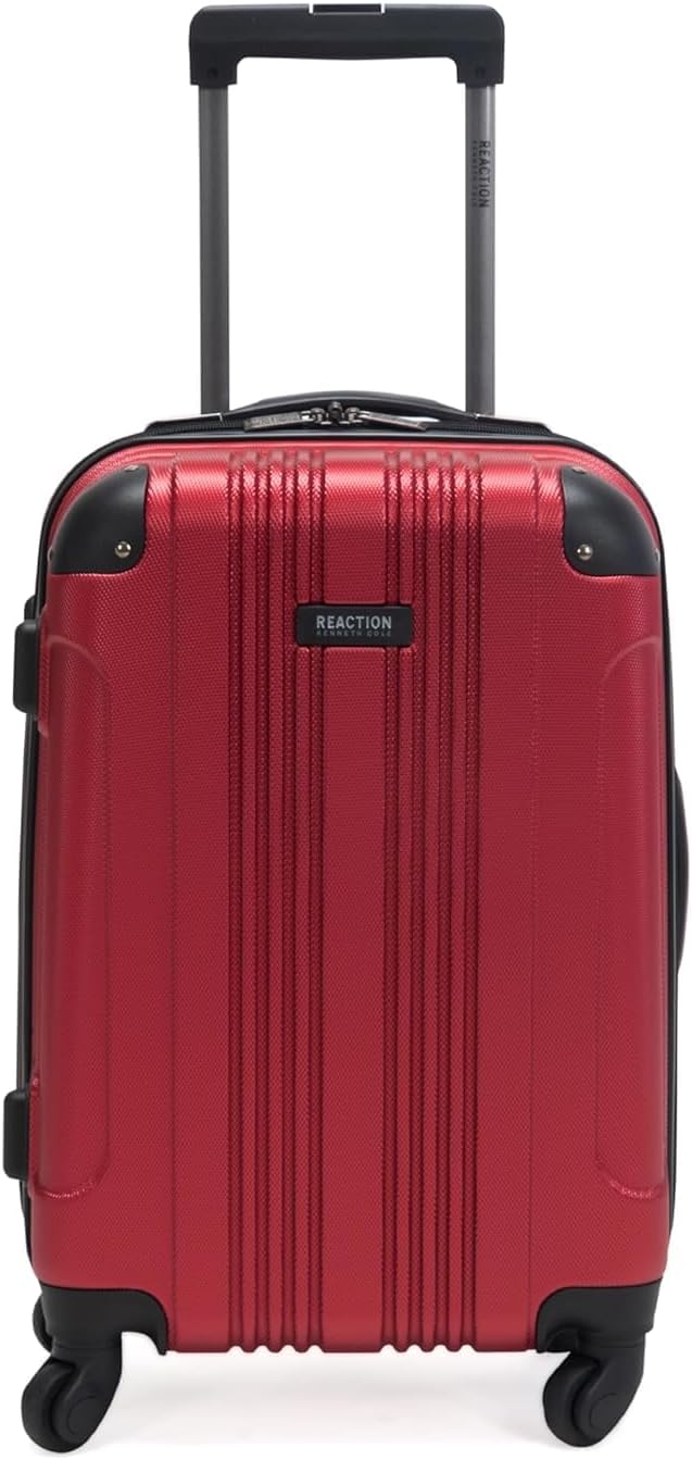 Kenneth Cole REACTION Out of Bounds Lightweight Hardshell 4-Wheel Spinner Luggage, Teal, 20-Inch Carry On