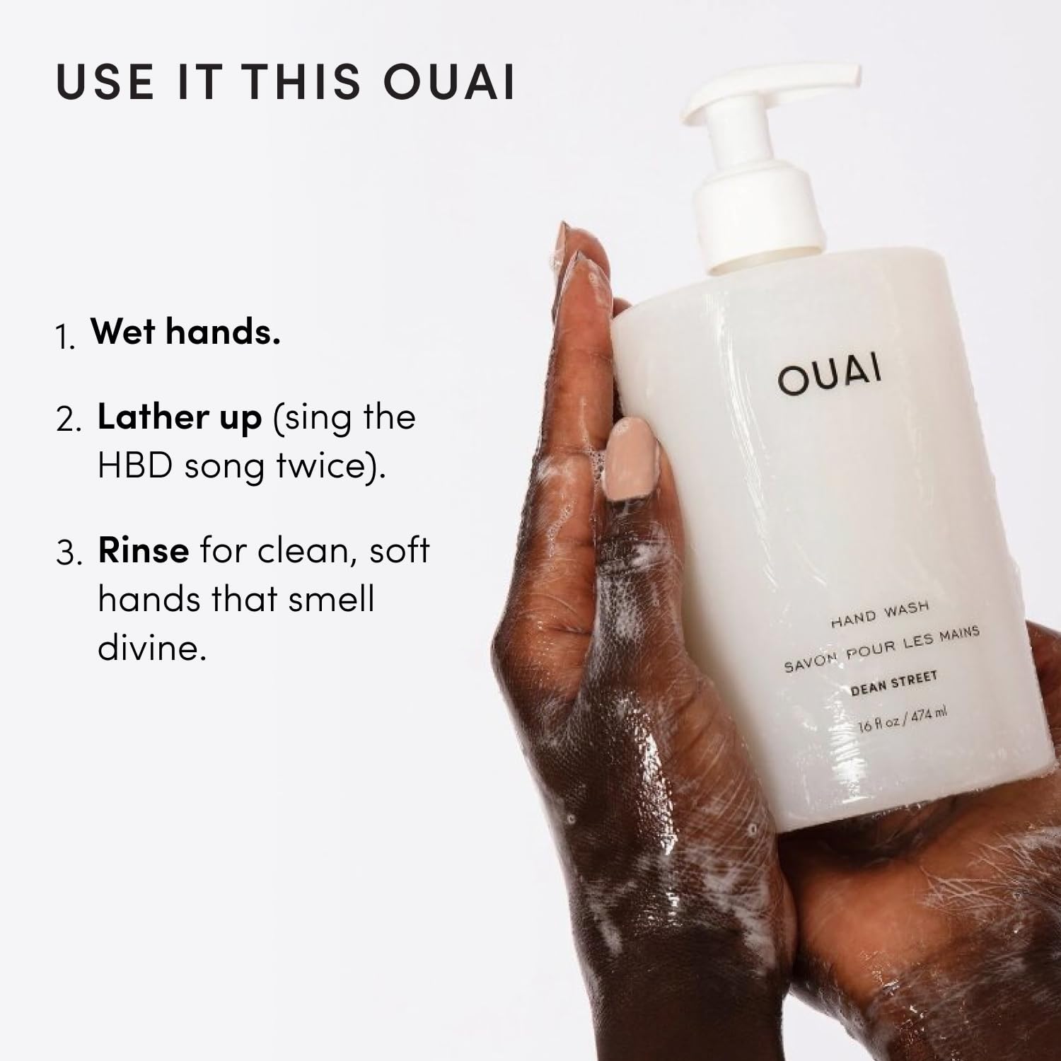 OUAI Hand Wash Full Size - Dean Street (16 Fl Oz)