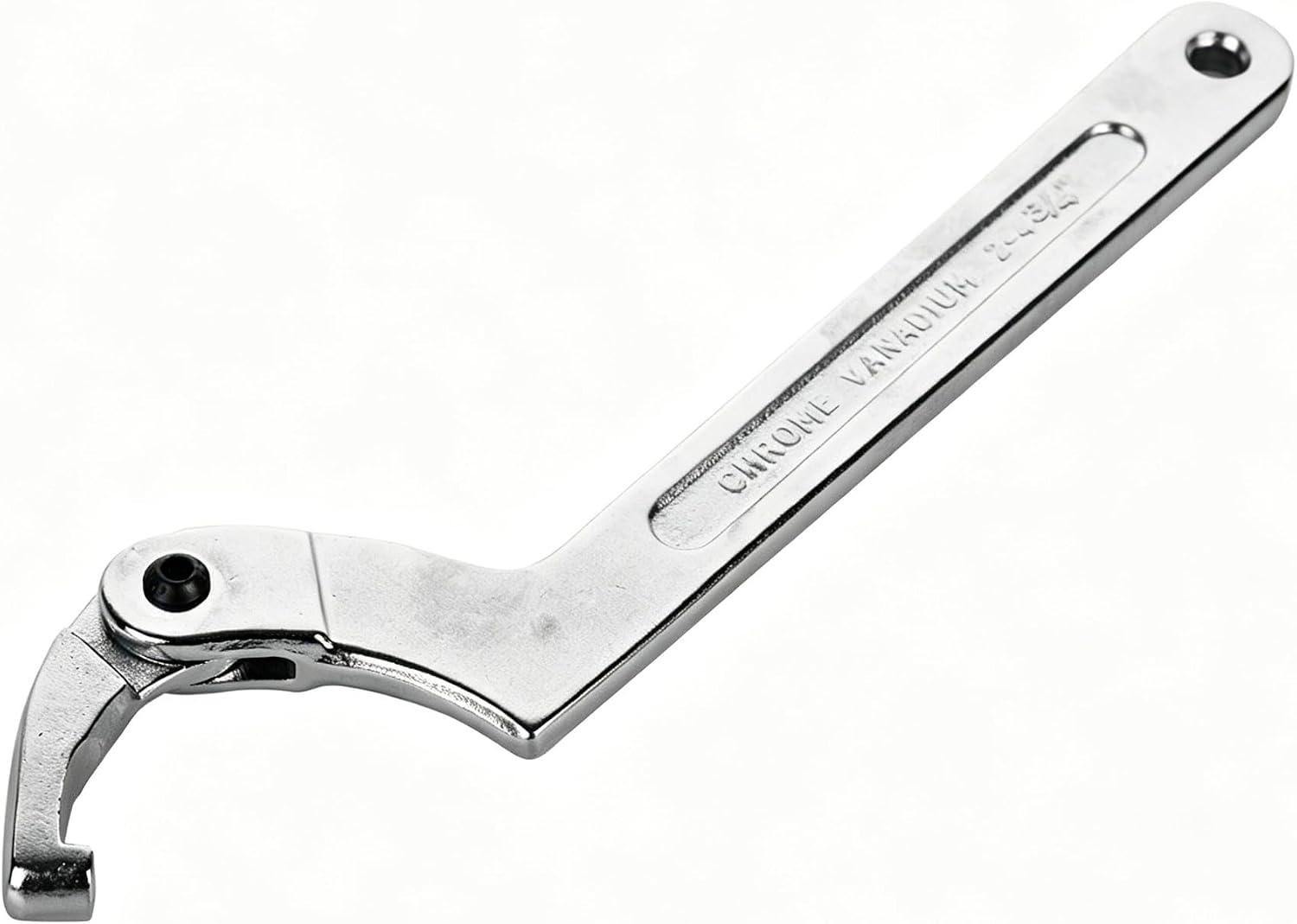 Chrome Vanadium C Pin Spanner Adjustable Hook Wrench, Square Head 51-121mm