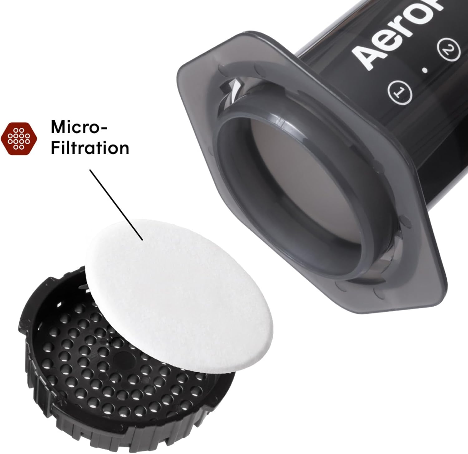 AeroPress Original Coffee Press, French Press, Pour-Over & Espresso Style | All-in-One Manual Coffee Maker, 2-Minute Brew, Less Bitterness, More Flavor, Portable, Travel & Camping