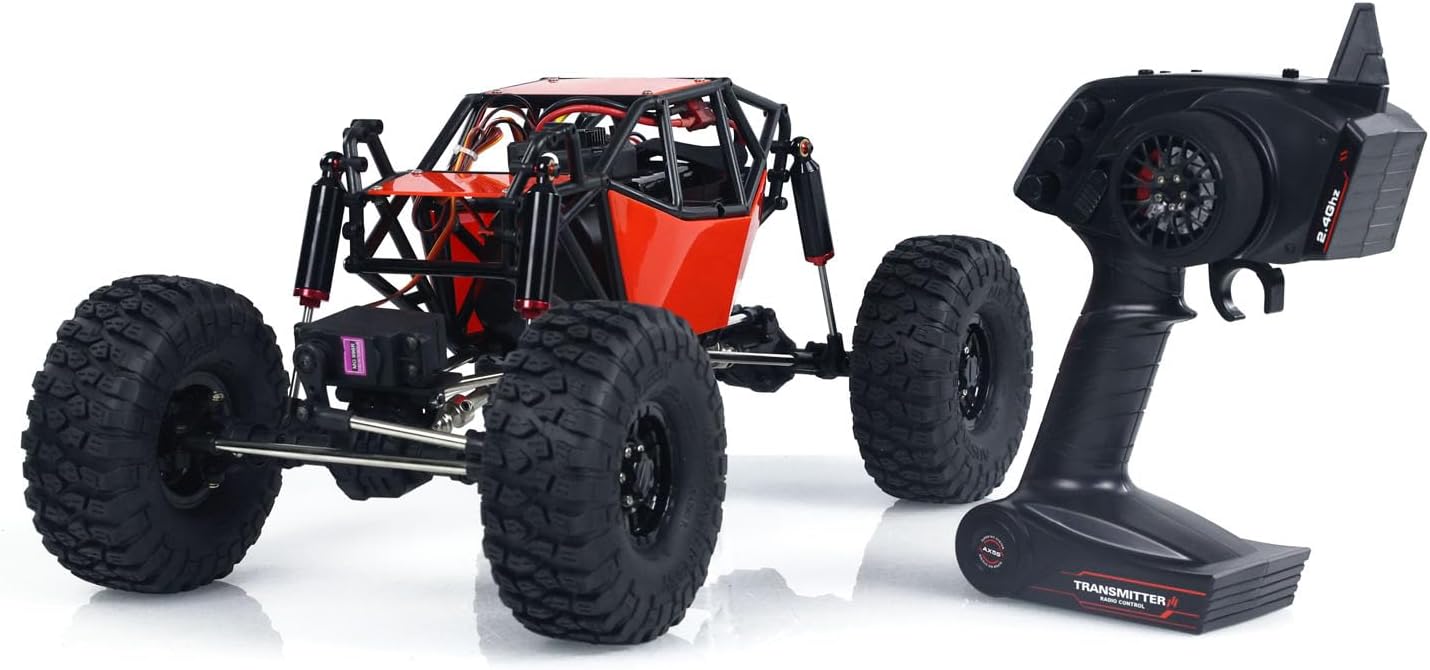 RTR RC 1/10 8504R Off-Road Car 4 * 4 Remote Control Rock Crawler Electric Truck Top Speed 35 km/h 15KG Servo Metal Shock Absorber 2500mAh Lipo Hobby