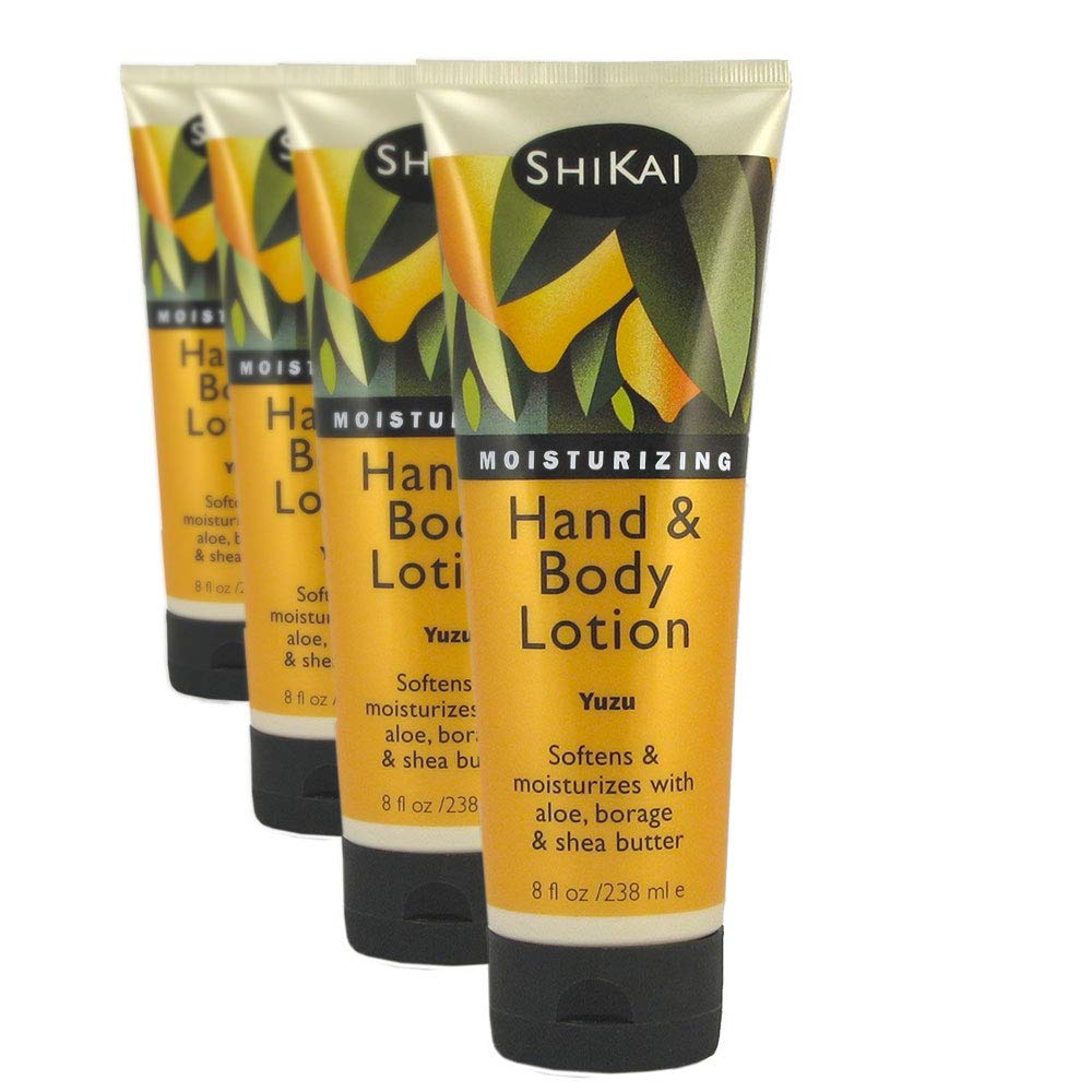 ShiKai Gardenia Hand & Body Lotion (8oz, Pack of 3) | Daily Moisturizing Skincare for Dry and Cracked Hands | With Aloe Vera & Vitamin E