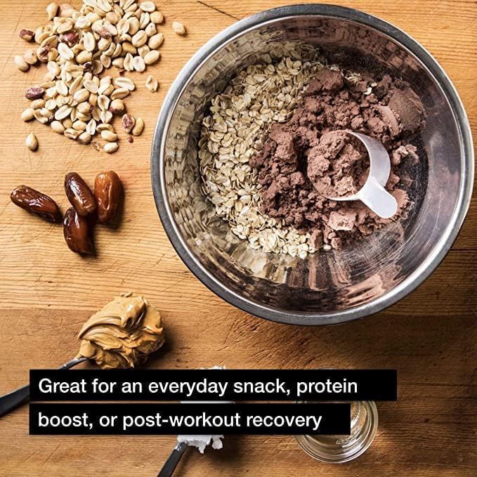 Muscle Milk Genuine Protein Powder, Chocolate, 1.93 Pounds, 13 Servings, 32g Protein, 2g Sugar, Calcium, Vitamins A, C & D, NSF Certified for Sport