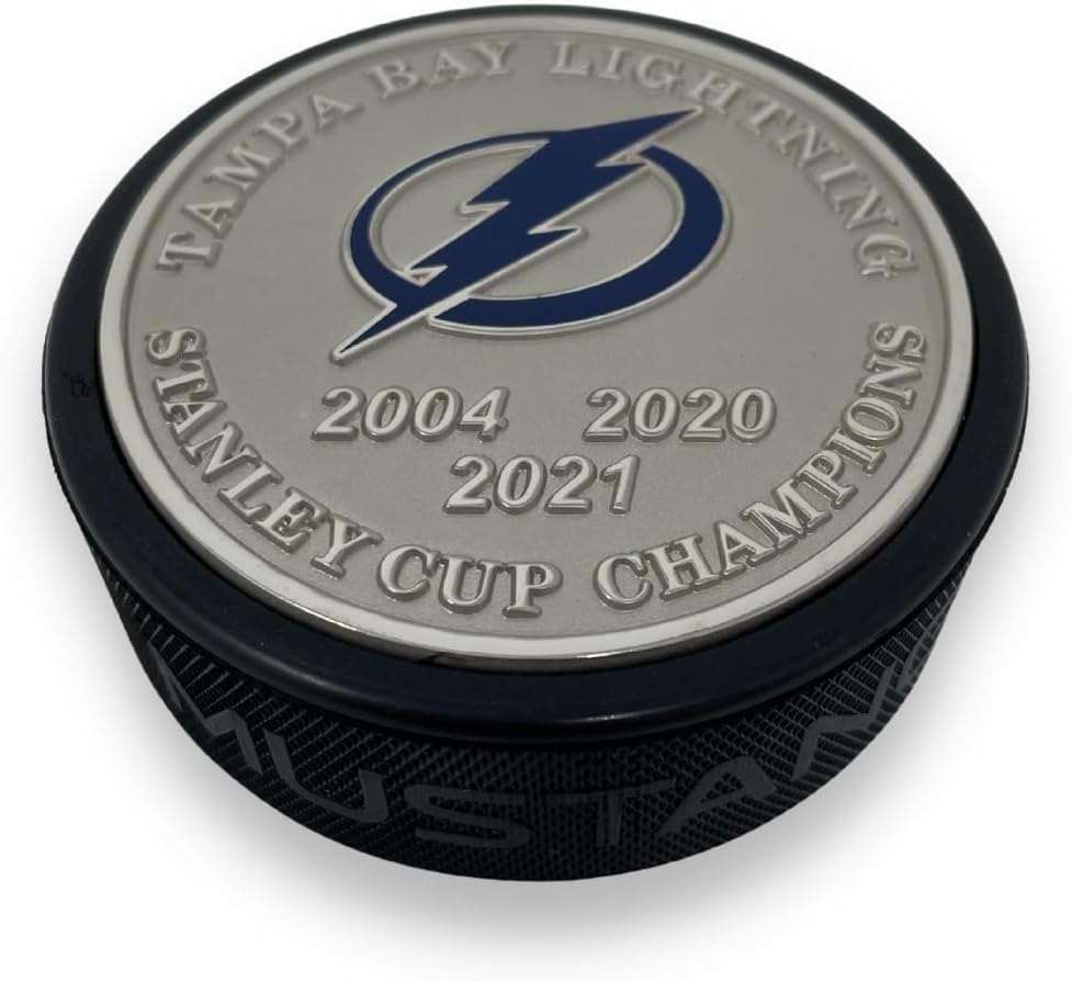 Sports Decor Stanley Cup Years Gold Medallion Puck