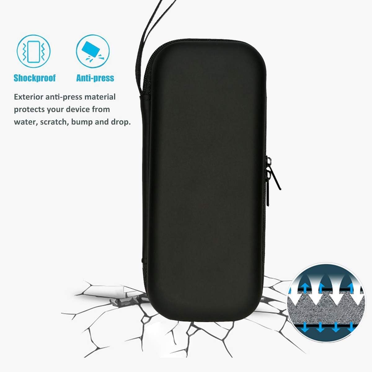INVODA Hard Storage Travel Case for Solo One Blade Full Body Trimmer and Shaver - EVA Carrying Case