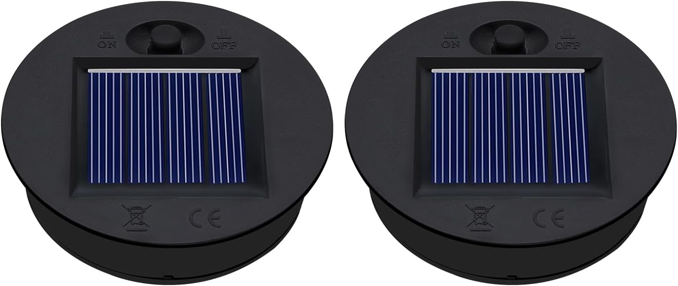Solar Light Replacement Top Parts 4 Pack(Top Size 3.31 inch