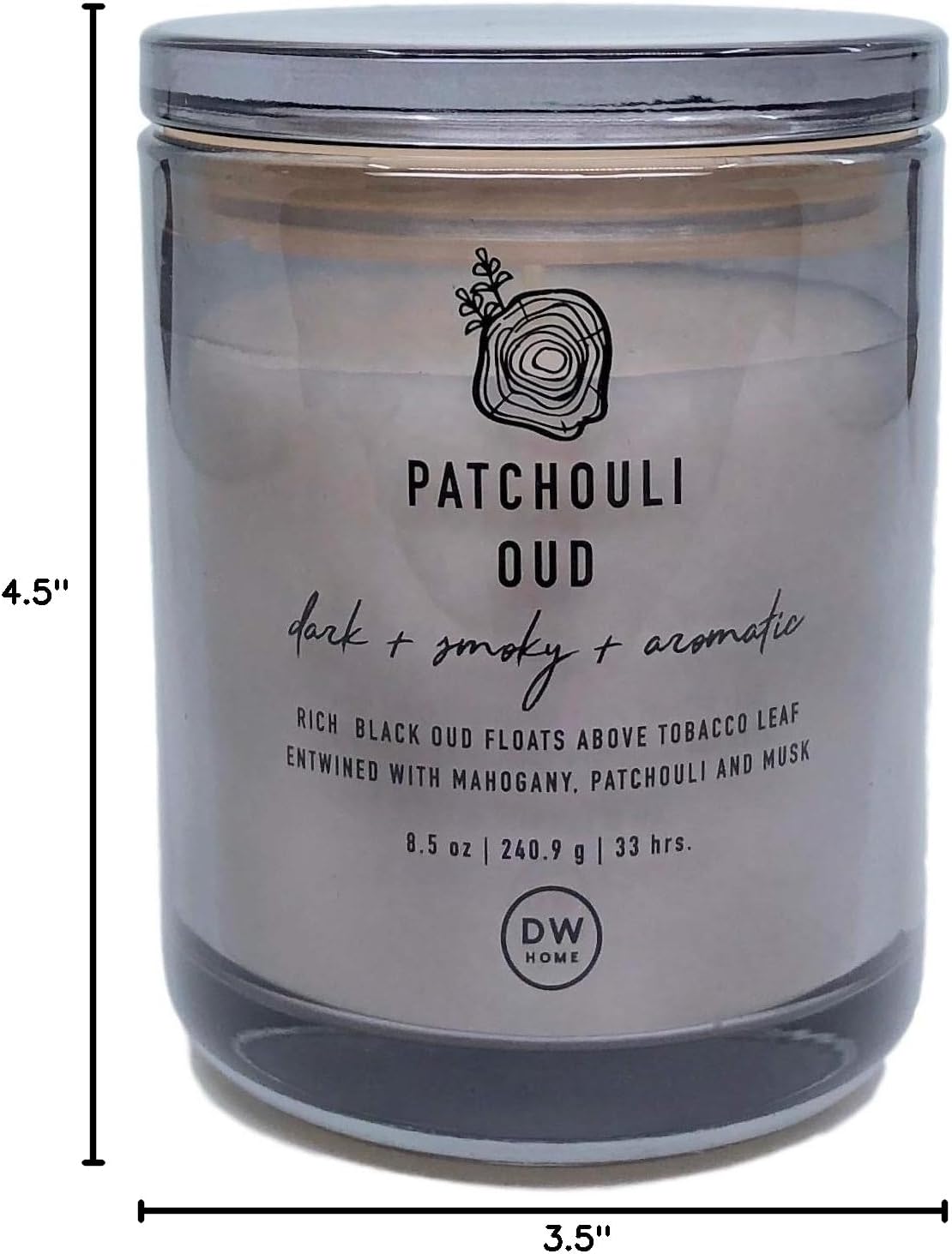 Patchouli Oud Scented Candle