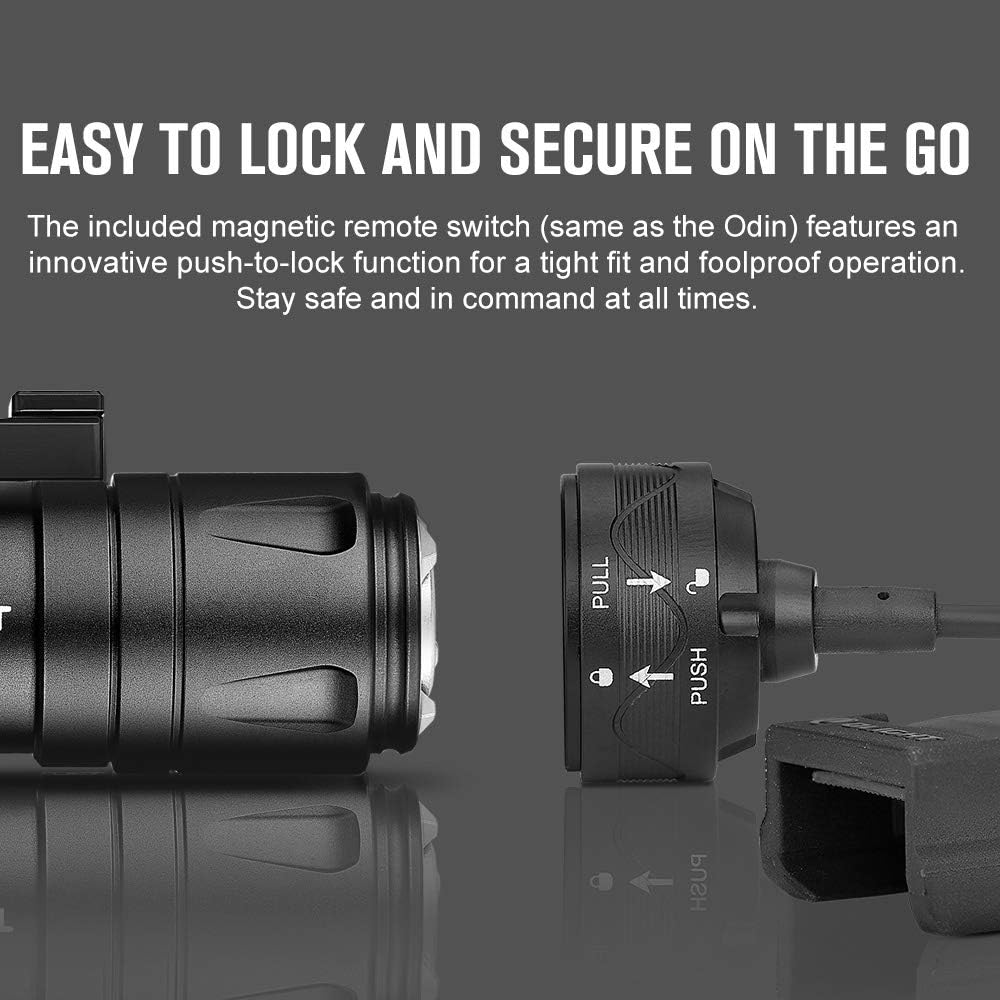OLIGHT Odin Mini Ultra Compact 1250 Lumens Mlok Tactical Flashlight