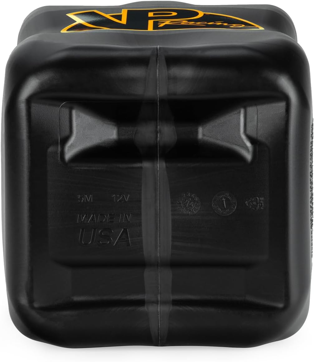 VP Racing 3852-CA, 5.5 Gallon Motorsport Jug V-Twin Sq. - Black/Orange