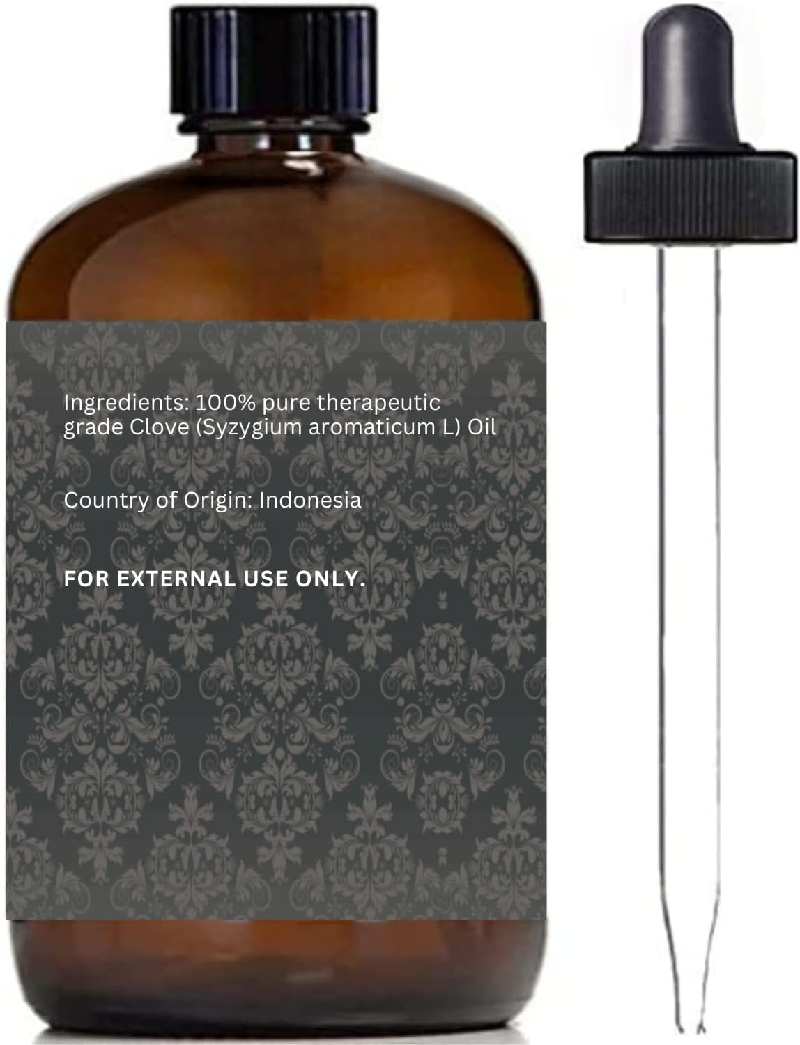 Peppermint Essential Oil 4 oz. with Huge Glass Bottle, Glass Dropper, and Sprayer. Detailed User's Guide E-Book. Skin Care, Garden Care, and Hair Care.