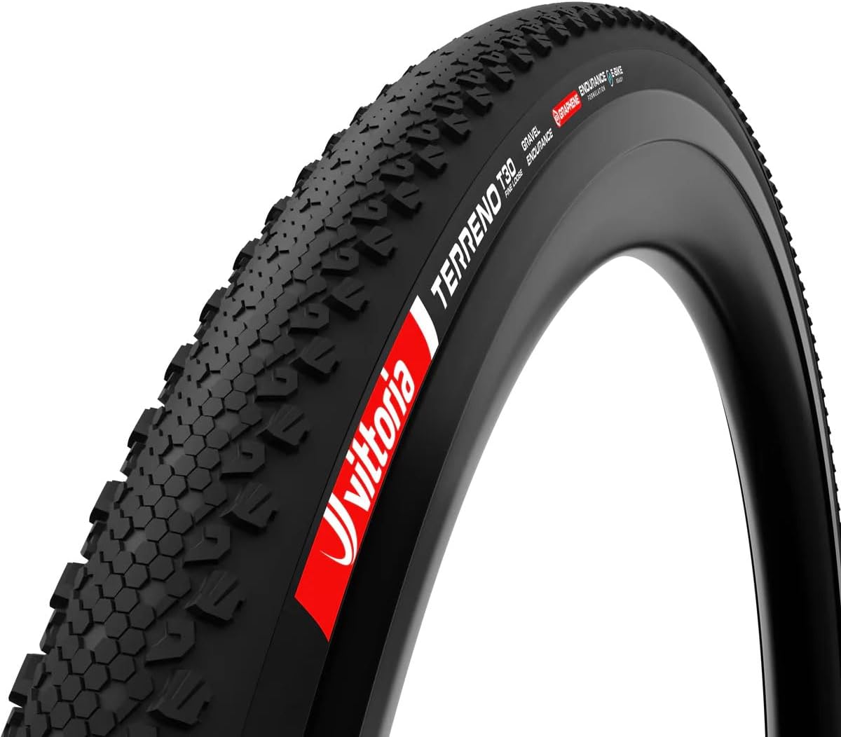 Vittoria Terreno T30 Fine Loose Gravel Endurance Tubeless Ready Tire - Reinforced Casing for Long-Distance Gravel Riding