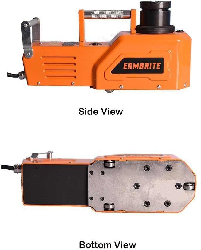 EAMBRITE 12V DC Heavy Duty 15 Ton 33000lbs Hydraulic Car Floor Jack with LED Light Electric Car Jack for SUV and RV, Trucks, Sedan, Van