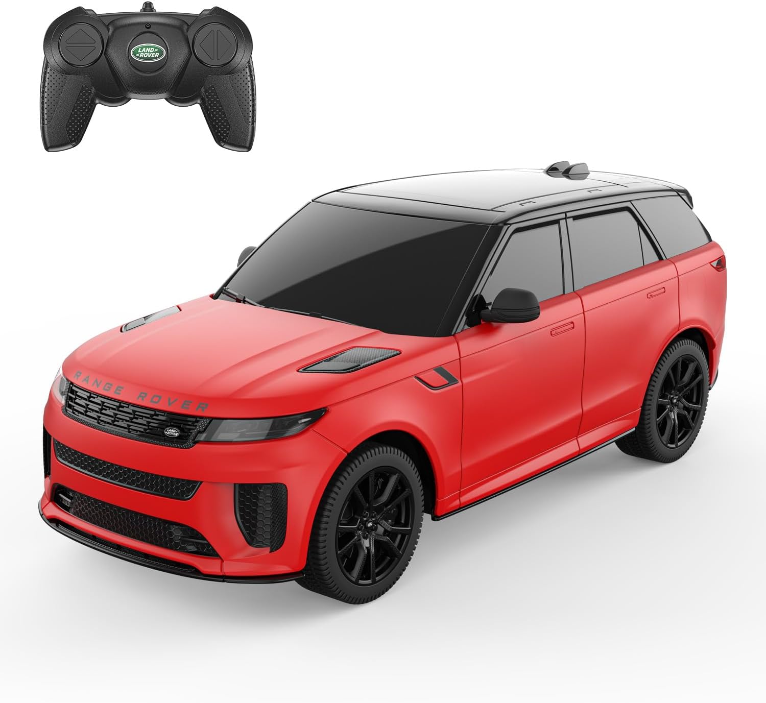 RASTAR Land Rover Defender RC Car, 1/14 Land Rover Remote Control Toy Model Car, Doors Opened by Manual– Green