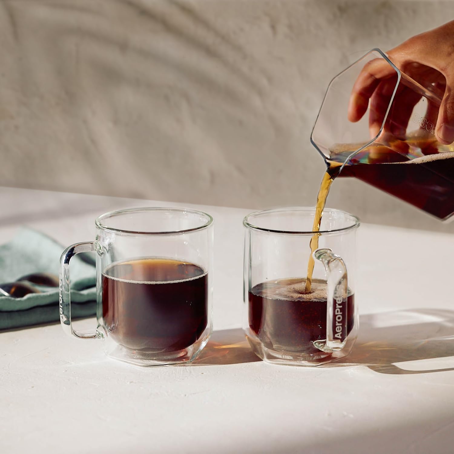 AeroPress Original Coffee Press, French Press, Pour-Over & Espresso Style | All-in-One Manual Coffee Maker, 2-Minute Brew, Less Bitterness, More Flavor, Portable, Travel & Camping