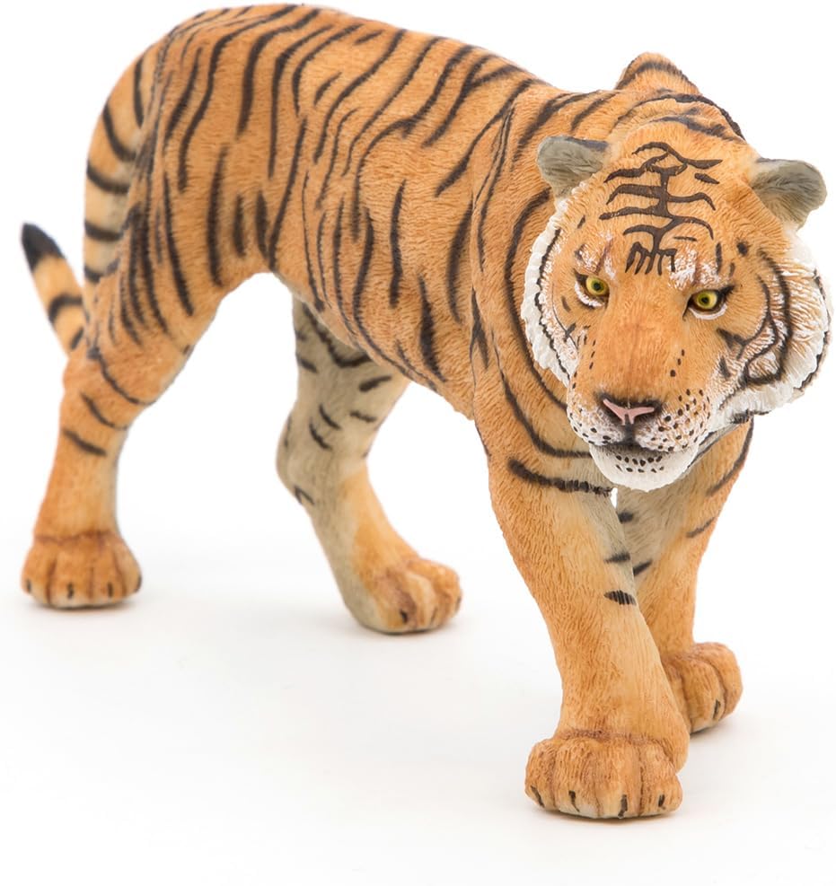 Papo Realistic Tiger Figurine Toy, Wild Life Collection