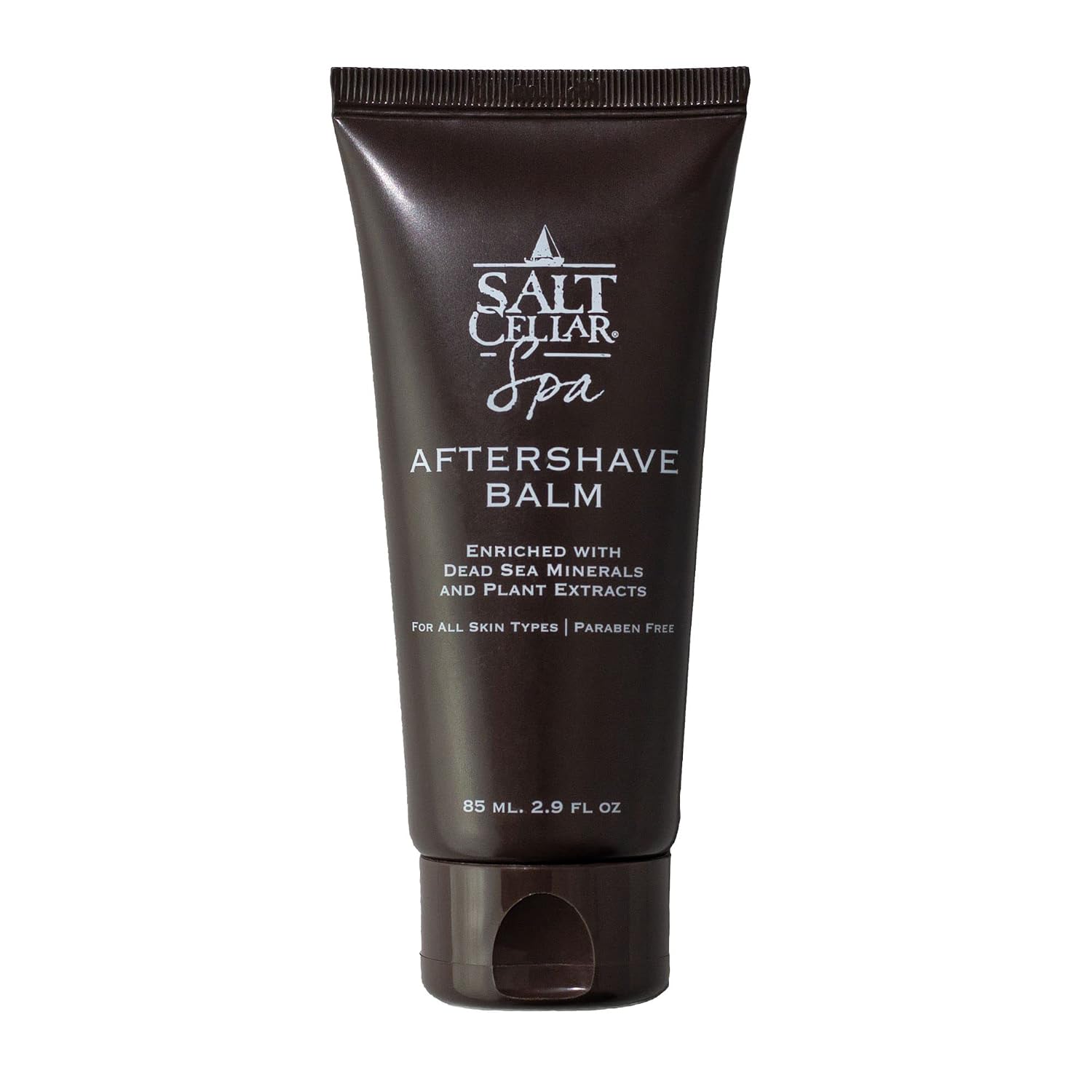 Salt Cellar Dead Sea Aftershave Balm – All-Natural Men’s After Shave with Botanical Extracts. Soothes Razor Burn, Hydrates Skin, and Absorbs Fast. Paraben-free. (Pack of 1, Dead Sea Minerals)