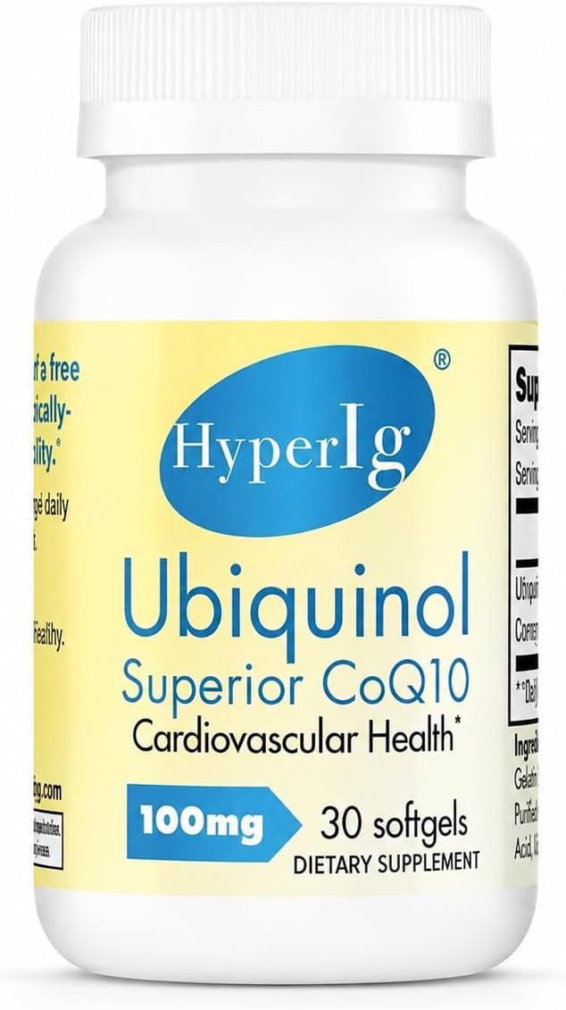 Ubiquinol CoQ10 100mg -2 Pack | Active Form of CoQ10 | Enhanced Absorption | Cellular Energy & Antioxidant Support | Non-GMO, Gluten-Free