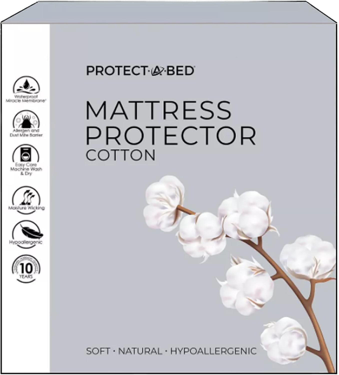 Protect-A-Bed Cool Waterproof Mattress Protector, King