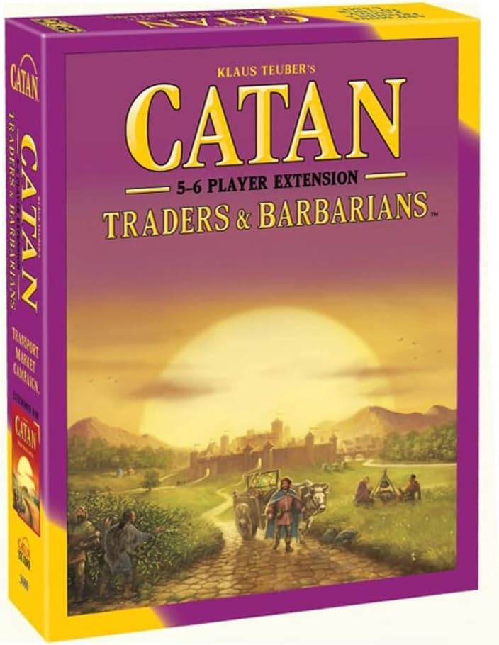 CATAN Traders & Barbarians Board Game 5-6 Player EXTENSION - Expand Your Epic CATAN Adventure! Strategy Game for Kids and Adults, Ages 12+, 3-6 Players, 90-120 Minute Playtime, Made by CATAN Studio | Expand Your Epic Asmodee CATAN Adventure, Strategy Gam…