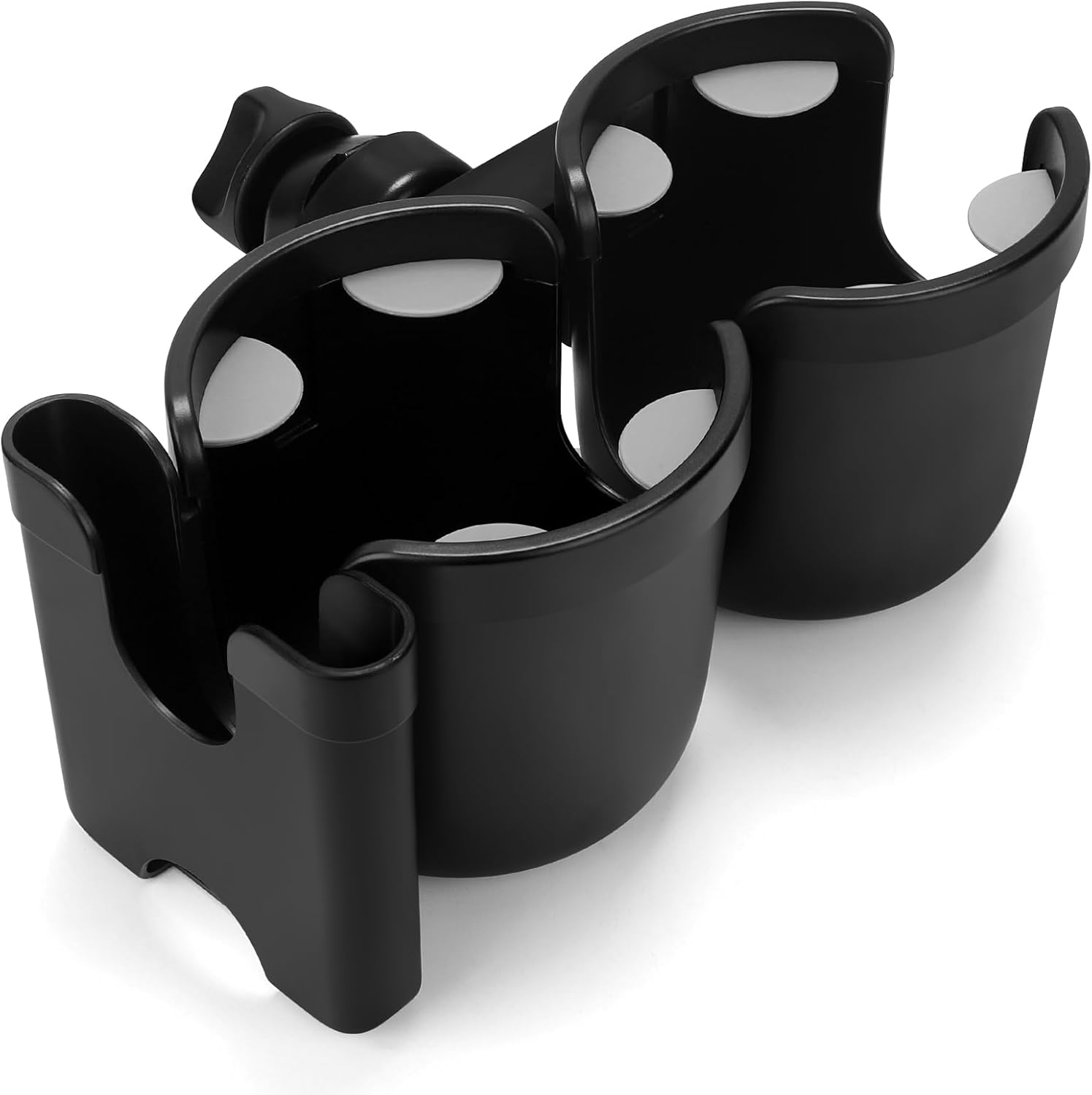Accmor Stroller Cup Holder with Phone Holder, Bike Cup Holder, Universal Cup Holder for Uppababy Nuna Strollers, 2-in-1 Drinks Holder for Walker