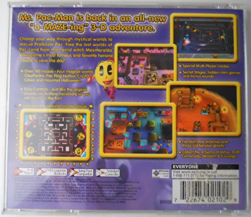 Ms. Pac-Man Maze Madness - Sega Dreamcast