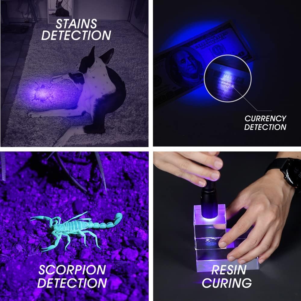 NEXTORCH C2UV 405nm uv Light Pocket-Size UV Led Blacklight Flashlight Resin