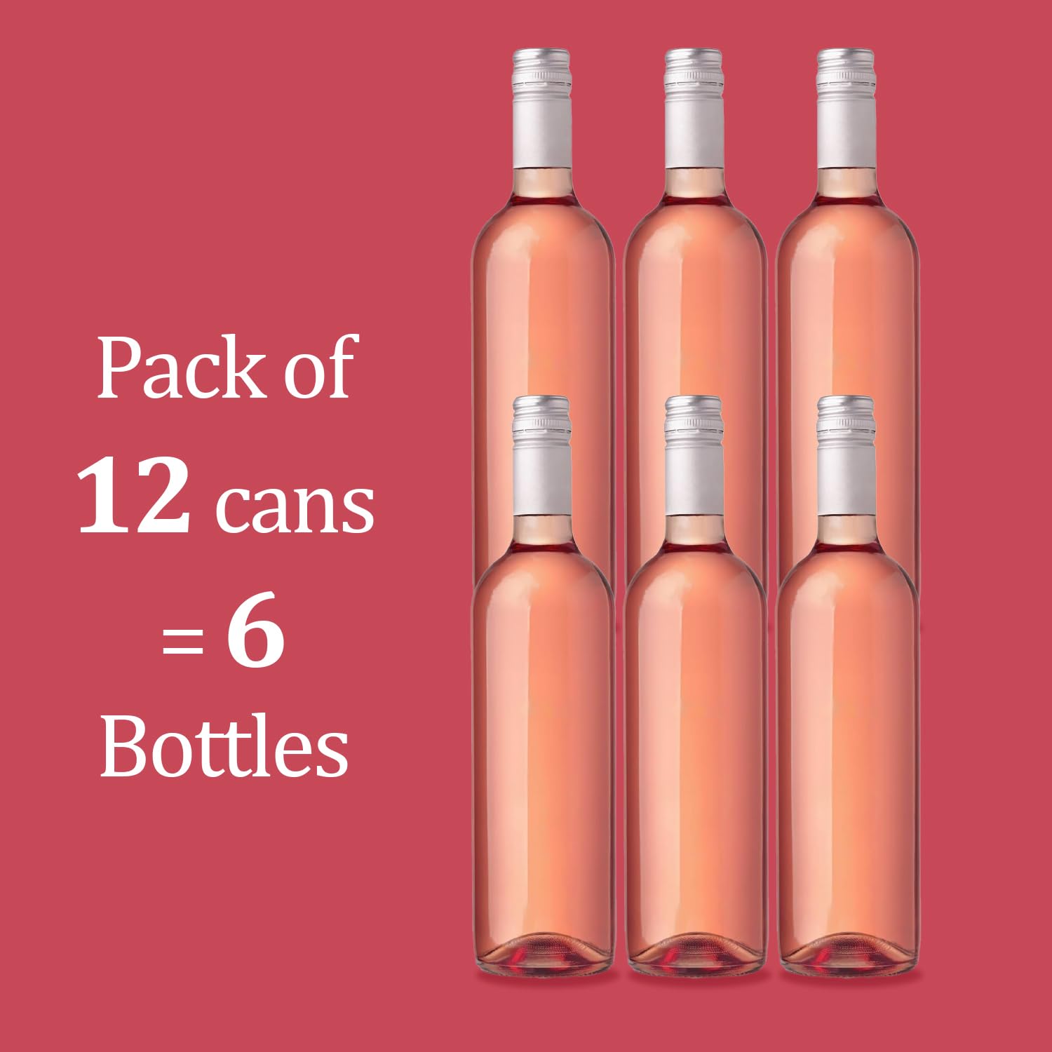 H2o - The Best Non Alcoholic Red Wine - Infused California Sparkling Refreshment, 0.0% Alcohol, (Pinot Noir, Pack of 4-12 Fl oz)