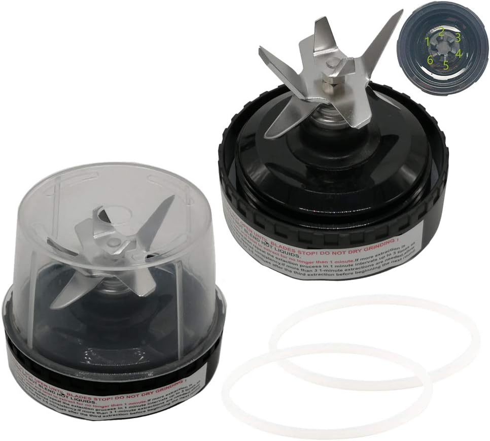 joystar 2 pcs replacement blade for 1500W Ninja Mega Kitchen System Blender/Food Processor with BL770A 30/ BL770 30/BL773CO 30/BL771 30/BL772 30 and