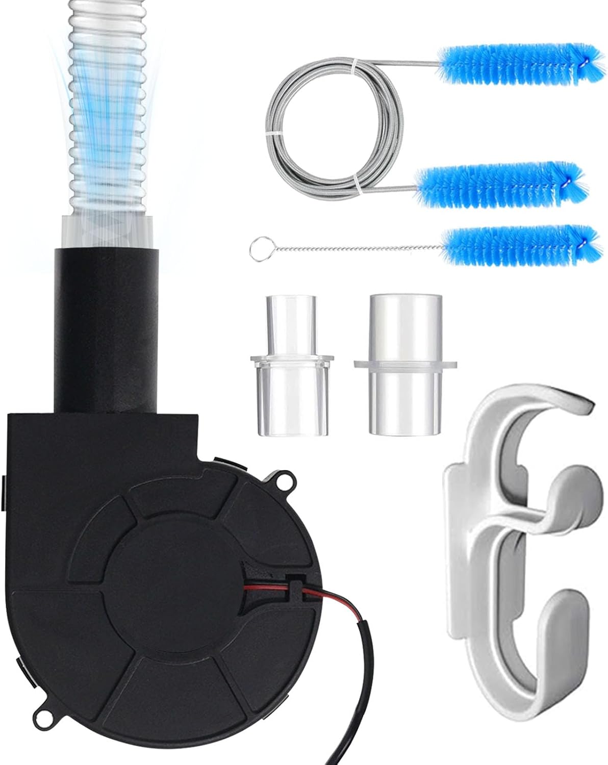 CPAP Hose Dryer Cleaning Kit: Fast-Drying Silent Blower Fan Cleaner for Resmed Airsense 10/11 Heated Tubing