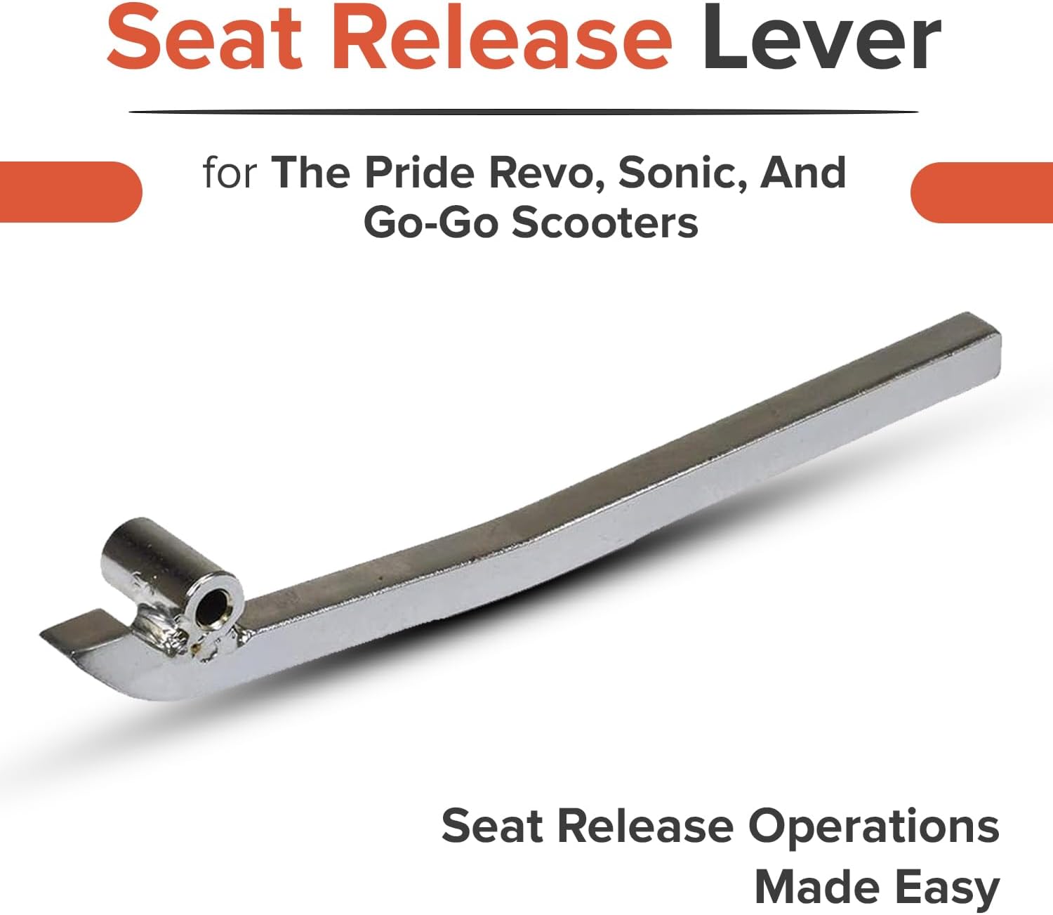 AlveyTech Seat Release Lever for Pride and Go-Go Mobility Scooters - Replacement for GOGO Ultra X, Elite Traveller, Sport, Pride Revo, Sonic