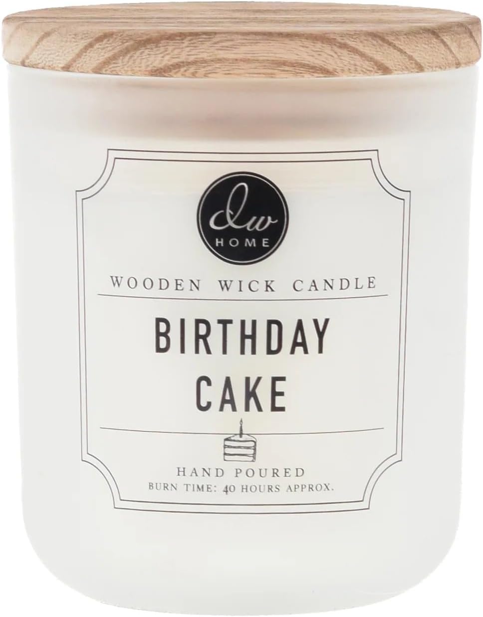 DW Home Vanilla Bean Scented Candle for Home, 15 oz, Large Double Wick Candle Jar, Up to 56H Burn Time, Luxury Scented Candle for Relaxation, Gifting, Home Decor